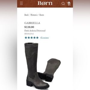 Børn grey leather boots